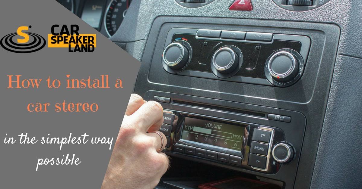 How to install a car stereo